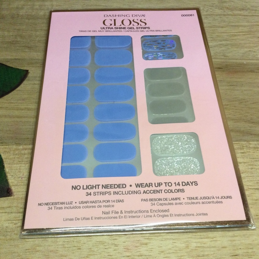 BNIP Dashing Diva Gel Nail Wraps - Nirvana